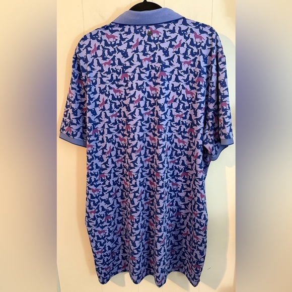 Greyson Seals and Wolf Purple Polo, Sz XXL - Picture 5 of 6